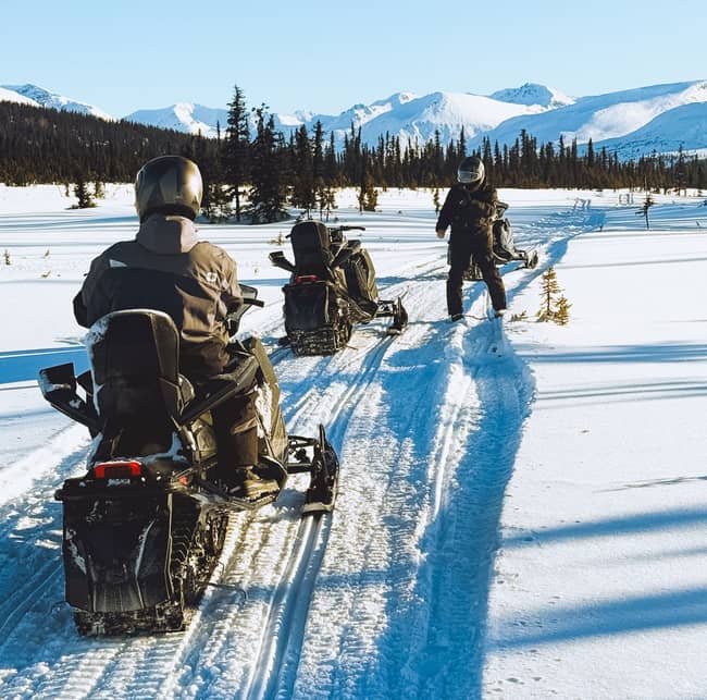 Mountain Snowmobile Tour
